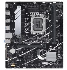 Материнская плата ASUS PRIME B760M-R D4, LGA1700, B760, 2*DDR4, 4*SATA, 2*M.2, 4*USB 3.2, 4*USB 2.0, 1*PCIx16, 2*PCIx1, HDMI, mATX; 90MB1HA0-M0EAY0