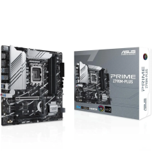 Материнская плата ASUS PRIME Z890M-PLUS WIFI, Z890, s1851, 4xDDR5(192GB), 1xPCIe 5.0x16, 3xPCIe 4.0x16, 1xLAN (2.5GbE), Wi-Fi, BT, 6xSATA 6Gb/s, 3xM.2, 1xUSB-C, 7xUSB 3.2, mATX, 90MB1J80-M0EAY0