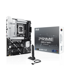 Материнская плата ASUS PRIME Z890-P WIFI, Z890, s1851, 4xDDR5(192GB), 1xPCIe 5.0x16, 3xPCIe 4.0x16, 1xLAN (2.5GbE), Wi-Fi, BT, 4xSATA 6Gb/s, 4xM.2, 1xThunderbolt 4 (USB-C), 7xUSB 3.2, ATX, 90MB1I70-M0EAY0