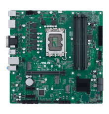 Материнская плата ASUS PRO B660M-C D4-CSM, LGA1700, B660, 4*DDR4, 4*SATA, 2*M.2, 2*USB 3.2, 2*USB 2.0, 1*PCIx16, 2*PCIx1, 2*DP+D-Sub+HDMI, mATX; 90MB19B0-M0EAYC