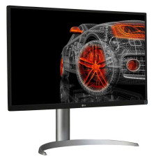 Монитор LG LCD 27UP650-W/ LG UltraFine 27UP650-W 27" IPS monitor, 3840x2160, 400cd/m2, 16:9, 5мс (GtG), HDMIx2, DP, Audio out, 60Hz, 178/178, внешний БП, FreeSync Premium, HDR 10, DisplayHDR™ 400, HAS, VESA (100x100 мм), silver+white