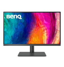 Монитор 27" Benq PD2705U, 3840x2160, IPS,  60Hz, 1200:1, 350cd, 5ms, HDMI, DP; 3*USB 3,0, USB C*65W, Thunderbolt 3, Speakers, Height adj 110, Pivot, 100% sRGB, Flicker-free;Low Blue Light, Calibration Report, 3Y, Grey