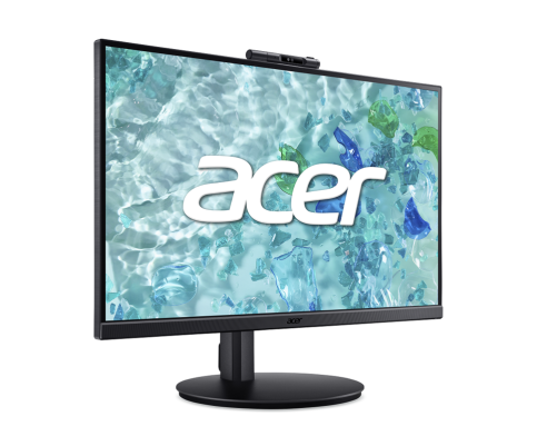 Монитор ACER CB272D3BMIPRCX 27'', ZeroFrame Yes, Black, 16:9, IPS, 1920x1080, 1 / 4ms, 250cd, 100Hz, 1xVGA + 1xHDMI(1.4) + 1xDP(1.2) + Webcam + Audio In/Out, Speakers 2Wx2, sync: FreeSync, hadj 165