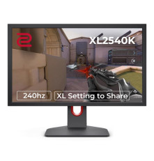 Монитор 24,5" Benq XL2540K, 1920x1080, TN,  240Hz, 12M:1, 320cd, 1ms, 3xHDMI, DP, FreeSync, Height adj 155, Pivot, 3Y, Black