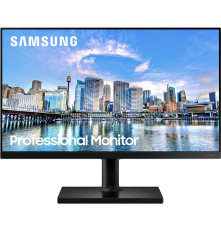 Монитор Samsung F24T450FQI 23.8" LCD IPS LED, 1920x1080, 5(GtG)ms, 250 cd/m2, 178°/178°, MEGA DCR (static 1000:1), HDMIx2, DP, USB 2.0x2,VESA 100x100 mm, HDMI cable, HAS, внутренний БП, Windows 10, EnergyStar 8.0, TCO, black