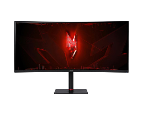 Монитор ACER XV345CURV3bmiphuzx 34'', ZeroFrame, Curved 1000R Black, 21:9, VA, 3440x1440, 1 / 0,5ms, 300cd, 180Hz, 1xHDMI(2.0) + 1xDP(1.4) + 1xType-C(65W) + Audio out + USB 2.0x2+USB-B(2up 2down), Speakers 3Wx2, FreeSync Premium, HDR 10, H.Adj. 110, Delt