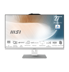 Монолок MSI Modern AM272P 1M   27"(1920x1080 (матовый) IPS)/Intel Core 7 150U(Ghz)/16384Mb/512PCISSDGb/noDVD/Int:Intel® Graphics/Cam/BT/WiFi/-/war 1y/7.5kg/White/DOS