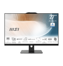 Монолок MSI Modern AM272P 1M   27"(1920x1080 (матовый) IPS)/Intel Core i7 150U(1.8Ghz)/32768Mb/1024PCISSDGb/noDVD/Int:Intel® Graphics/Cam/BT/WiFi/war 1y/7.5kg/Black/Win11Pro