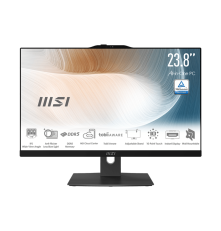 Монолок MSI Modern AM242P 1M   23.8"(1920x1080 (матовый))/Intel Core 5 120U(1.4Ghz)/16384Mb/256PCISSDGb/noDVD/Int:Intel® Graphics/Cam/BT/WiFi/war 1y/4.65kg/Black/noOS