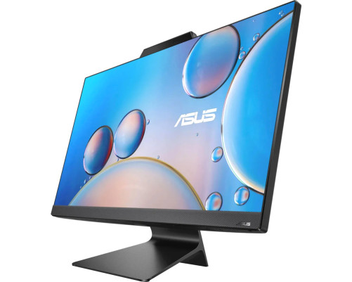 Моноблок ASUS F3702WFA-BPE0110   27"(1920x1080 (матовый) WVA)/AMD Ryzen 5 7520U(2.8Ghz)/16384Mb/512PCISSDGb/noDVD/Int:AMD Radeon/Cam/BT/WiFi/war 1y/8.9kg/Black/DOS + фикс ножка, VESA, беспров. клав./мышь