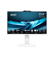 Монолок MSI Pro AP242P 14M   23.8"(1920x1080 (матовый) IPS)/Intel Core i5 14400(2.5Ghz)/8192Mb/256SSDGb/noDVD/Int:Intel UHD Graphics 730/Cam/BT/WiFi/-/war 1y/4.63kg/White/DOS + Wireless KB+M