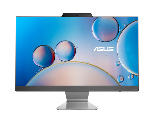 Моноблок ASUS F3402WFA-BPC0070   23.8"(1920x1080 (матовый) WVA)/AMD Ryzen 5 7520U(2.8Ghz)/16384Mb/512PCISSDGb/noDVD/Int:AMD Radeon/Cam/BT/WiFi/war 1y/5.4kg/Black/DOS + фикс ножка, беспров. клав./мышь