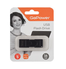 Накопитель USB Flash Drive GoPower 16GB SLIDER