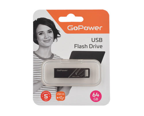 Накопитель USB Flash Drive GoPower 64GB TITAN