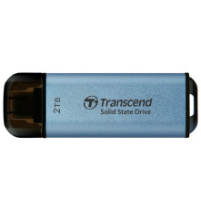 Внешний накопитель SSD Transcend ESD300C, 2TB, USB 3.2, голубой