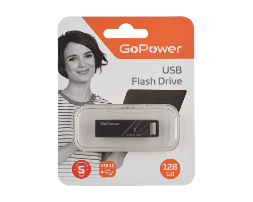 Накопитель USB Flash Drive GoPower 128GB TITAN