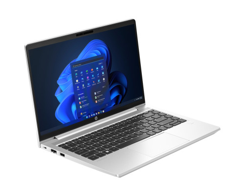 Ноутбук HP Probook 440 G10 14"(1920x1080)/Intel Core i7 1355U(1.7Ghz)/16384Mb/512SSDGb/noDVD/Int:Intel Iris Xe Graphics/Cam/BT/WiFi/51WHr/war 1y/1.42kg/Silver/DOS