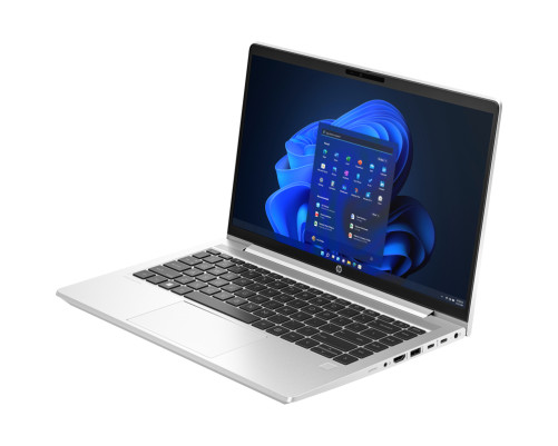 Ноутбук HP Probook 440 G10 14"(1920x1080)/Intel Core i7 1355U(1.7Ghz)/16384Mb/512SSDGb/noDVD/Int:Intel Iris Xe Graphics/Cam/BT/WiFi/51WHr/war 1y/1.42kg/Silver/DOS