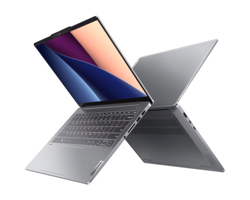 Ноутбук Lenovo IdeaPad Pro 5 14IRH8 14"(2880x1800 IPS)/Intel Core i7 13700H(2.4Ghz)/16384Mb/512SSDGb/noDVD/Int:Intel Iris Xe Graphics/Cam/BT/WiFi/75WHr/war 1y/1.46kg/arctic grey/noOS + 100W, RU kbd