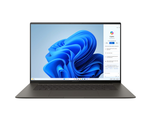 Ноутбук ASUS Zenbook S 16 OLED UM5606WA-RK236W AMD RYZEN AI 9 HX 370(12C)  LPDDR5X 32GB 1TB PCIE G4 SSD   16" OLED WQXGA+ BEND GLARE GG,400NITS(HDR),DCI-P3:100% 120Hz WIN11 HOME  Zumaia Gray