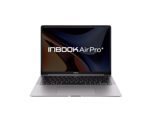 Ноутбук Infinix Inbook Air Pro+_XL434 14"(2880x1800 OLED)/Intel Core i5 1334U(1.3Ghz)/16384Mb/512SSDGb/noDVD/Int:Intel Iris Xe Graphics/BT/WiFi/57WHr/war 2y/1kg/Grey/Win11Home