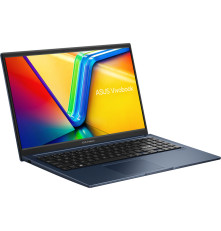 Ноутбук ASUS X1504ZA-BQ824 15.6"(1920x1080 (матовый) IPS)/Intel Core i3 1215U(1.2Ghz)/8192Mb/256PCISSDGb/noDVD/Int:Intel UHD Graphics/Cam/BT/WiFi/42WHr/war 1y/1.7kg/Quiet Blue/noOS