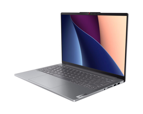 Ноутбук Lenovo IdeaPad Pro 5 14IRH8 14"(2880x1800 IPS)/Intel Core i7 13700H(2.4Ghz)/16384Mb/512SSDGb/noDVD/Int:Intel Iris Xe Graphics/Cam/BT/WiFi/75WHr/war 1y/1.46kg/arctic grey/noOS + 100W, RU kbd