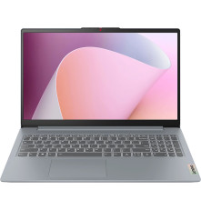 Ноутбук Lenovo IdeaPad Slim 3 15AMN8 15.6"(1920x1080 IPS)/AMD Ryzen 5 7520U(2.8Ghz)/8192Mb/512SSDGb/noDVD/Int:AMD Radeon/Cam/BT/WiFi/47WHr/war 1y/1.62kg/grey/noOS + 65W, RU kbd