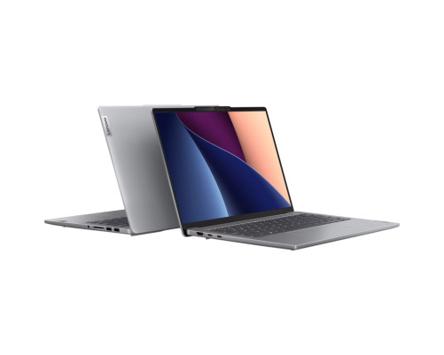 Ноутбук Lenovo IdeaPad Pro 5 14IRH8 14"(2880x1800 IPS)/Intel Core i7 13700H(2.4Ghz)/16384Mb/512SSDGb/noDVD/Int:Intel Iris Xe Graphics/Cam/BT/WiFi/75WHr/war 1y/1.46kg/arctic grey/noOS + 100W, RU kbd