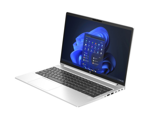 Ноутбук HP Probook 450 G10 15.6"(1920x1080)/Intel Core i5 1335U(1.3Ghz)/8192Mb/512SSDGb/noDVD/Int:Intel Iris Xe Graphics/Cam/BT/WiFi/51WHr/war 1y/1.79kg/Pike Silver/DOS + EN Kbd