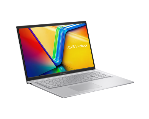 Ноутбук ASUS X1704VA-AU397 17.3"(1920x1080 (матовый) IPS)/Intel Core i5 1335U(1.3Ghz)/16384Mb/1024PCISSDGb/noDVD/Int:Intel Iris Xe Graphics/Cam/BT/WiFi/50WHr/war 1y/2.1kg/Cool Silver/DOS