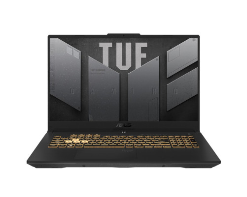 Ноутбук ASUS TUF F17 FX707ZC4-HX095 17.3"(1920x1080 (матовый, 144Hz) IPS)/Intel Core i5 12500H(2.5Ghz)/16384Mb/512PCISSDGb/noDVD/Ext:nVidia GeForce RTX3050(4096Mb)/Cam/BT/WiFi/56WHr/war 1y/2.6kg/Mecha Gray/DOS