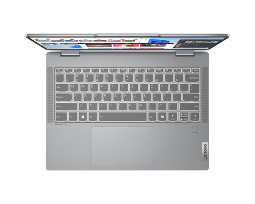 Ноутбук Lenovo IdeaPad 5 2-in-1 14IRU9 14"(1920x1200 IPS)/Touch/Intel Core 5 120U(1.4Ghz)/16384Mb/512SSDGb/noDVD/Int:Intel® Graphics/Cam/BT/WiFi/57WHr/war 1y/1.6kg/luna grey/noOS + 65W, Pen, RU kbd