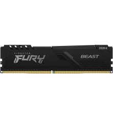 Оперативная память Kingston 16GB 3733MT/s DDR4 CL19 DIMM 1Gx8 FURY Beast Black