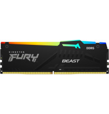 Оперативная память Kingston 16GB 5200MT/s DDR5 CL40 DIMM FURY Beast RGB XMP