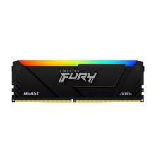 Оперативная память Kingston 16GB 2666MT/s DDR4 CL16 DIMM 1Gx8 FURY Beast RGB