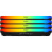 Оперативная память Kingston 32GB 2666MT/s DDR4 CL16 DIMM (Kit of 4) FURY Beast RGB