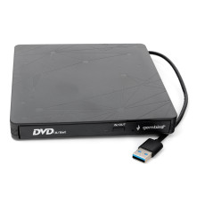 Оптический привод DVD-RW Gembird DVD-USB-03, USB 3.0, пластик, черный