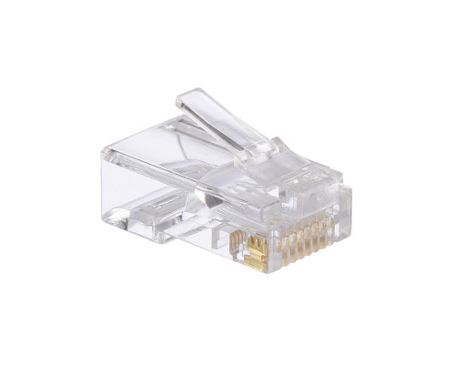 Коннектор GoPower RJ-45 (m) кат.5е (цена за упаковку) 100шт. (1/25)