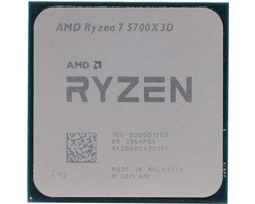 Процессор CPU AMD Ryzen 7 5700X3D, 8/16, 3-4.1GHz, 64KB/512KB/96MB, AM4, 105W, OEM, 1 year