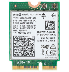 Плата сетевого контроллера Intel Wi-Fi 6E AX211 (Gig+), 2230, 2x2 AX R2 (6GHz)+BT, No vPro, 999M5J