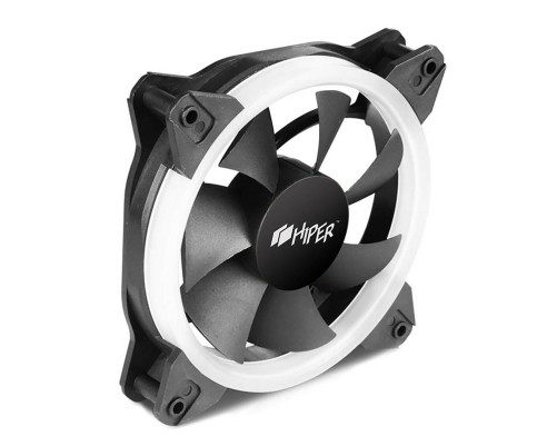 Вентилятор для корпуса HIPER HCF1251-03, 120*120*25mm (38.5CFM, 1200RPM, 3+4PIN)