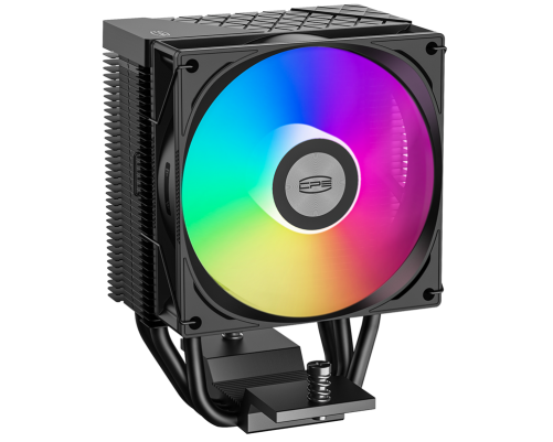 Вентилятор для процессора PCCooler R300 ARGB BK S115X/1200/1700/AM4/AM5 (TDP 150W, 90mm ARGB Fan, 3 тепловые трубки 6мм, 650-2200RPM, 28,3dBa)