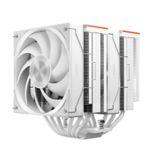 Вентилятор для процессора PCCooler RZ620 WH (260W, 4-pin PWM, 158mm, Al/Cu, 6x6mm, 2x120mm, 86.73CFM, 32dBA, 1800RPM, S: 1851/1700/1200/115X, AM5/AM4, white)