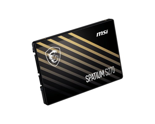 Твердотельный накопитель MSI SPATIUM S270, 480GB, 2.5"