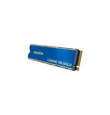 Твердотельный накопитель ADATA LEGEND 700 GOLD, 512GB, M.2(22x80mm), NVMe 1.4, PCIe 3.0 x4, 3D NAND, R/W 2000/1600MB/s, IOPs 60 000/240 000, TBW 160, DWPD 0.3, with Heat Sink