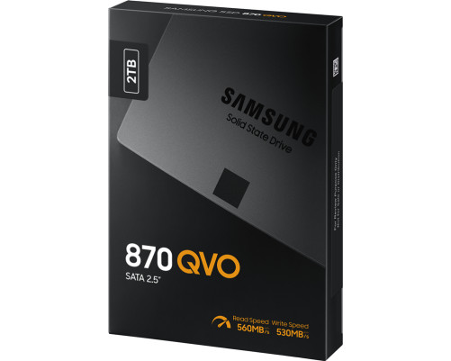 Твердотельный накопитель Samsung 870 QVO, 2TB, 2.5"