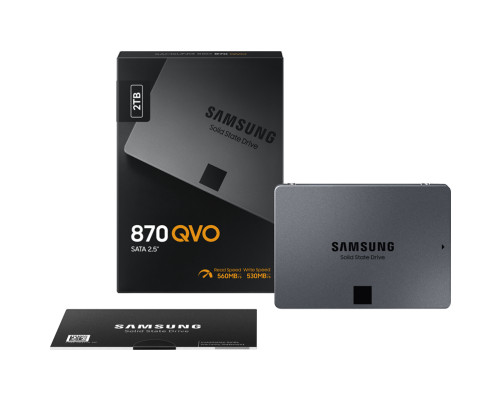 Твердотельный накопитель Samsung 870 QVO, 2TB, 2.5"