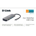 USB разветвитель D-LINK DUB-2325 USB-C Hub, 2xUSB3.0 + USB-C, SD/microSD Card Reader