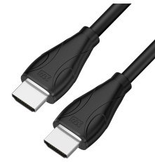 Кабель 1.0m HDMI черный, Ultra HD, 4K, 10.2 Гбит/с, 3D, экран